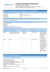 Classics bonding adhesive 20L - SDS